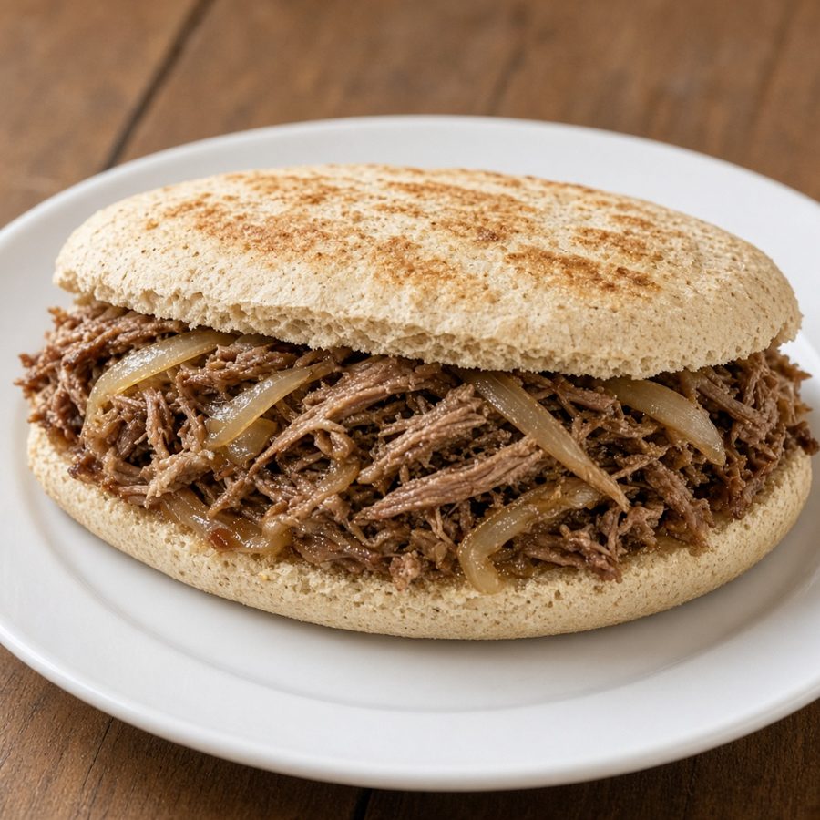Pão Caseiro com Carne de Sol